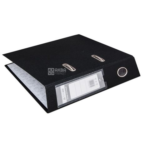 Buromax, 7 cm, binder, Black, A4, m / s