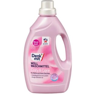 Denk Mit Cozy & Care, 1,5 л, Гель для прання вовни та делікатної білизни Денк міт, гіпоалергенний