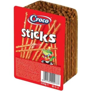 Croco Sticks, 100 г, Соломка соленая Кроко