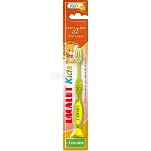 Lacalut, Kids, 1 шт., Дитяча зубна щітка, м'яка, від 4 років