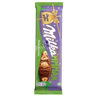 Milka Whole Hazelnuts, 250 г, Мілка, Шоколад молочний з цілим лісовим горіхом