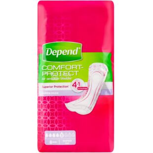 Depend Super Pad, 8 шт., Прокладки урологічні
