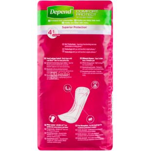 Depend Super Pad, 8 шт., Прокладки урологічні