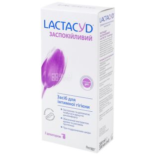 Lactacyd, Заспокійливий, 200 мл, Лактацид, засіб для інтимної гігієни, рН 5.2