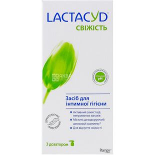 Lactacyd, Свіжість, 200 мл, Засіб для інтимної гігієни, рН 5.2