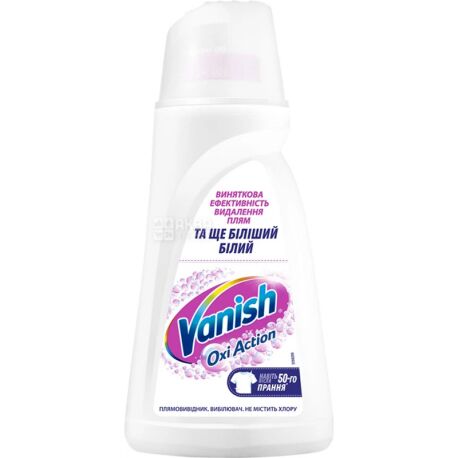 Vanish Oxi Action, 1 л, Средство для удаления пятен и отбеливания тканей, Ваниш