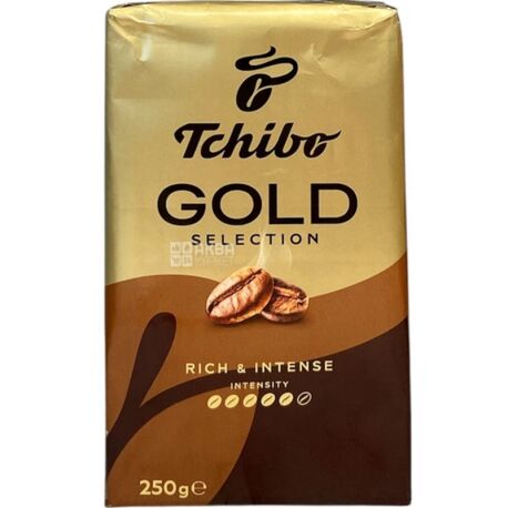 Tchibo Gold Selection, 250 г, Кофе Чибо Голд Селекшн, светлой обжарки, молотый