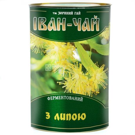 Зоряний гай, Иван-чай с липой, 100 г, Чай травяной, ферментированный, тубус