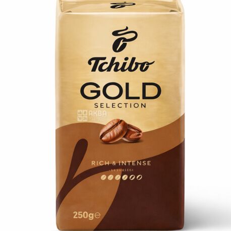 Tchibo Gold Selection, 250 г, Кофе Чибо Голд Селекшн, светлой обжарки, молотый