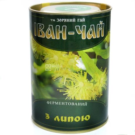 Зоряний гай, Иван-чай с липой, 100 г, Чай травяной, ферментированный, тубус
