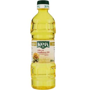 Кама, 920 г, масло, Подсолнечно-оливковое, Рафинированное, ПЭТ