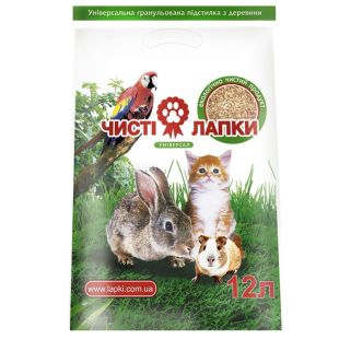 Чисті лапки, 3 кг, наповнювач гігієнічний, універсальний