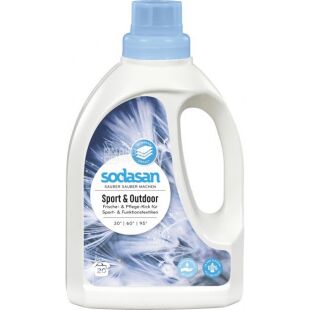 Sodasan Active Sport, 0,75 л, Гель для стирки спортивной одежды, Содасан