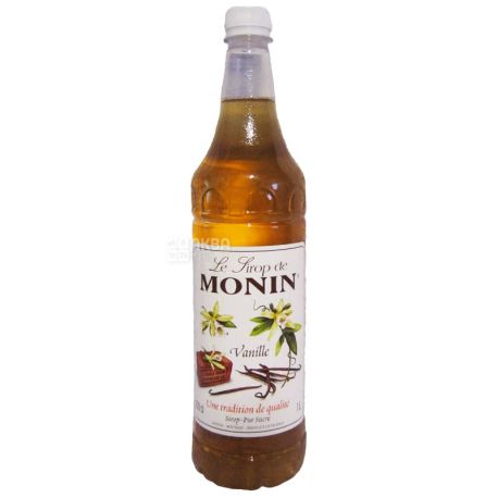 Monin, Vanille, 1 л, Cироп Монин, Ваниль, ПЭТ