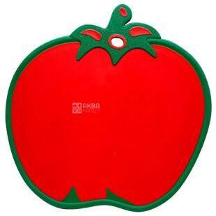 Дошка обробна, пластикова, червона, 265 х 315 мм