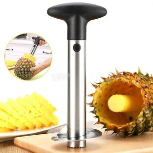 Ніж для нарізки ананаса, з нержавіючої сталі, 24 см