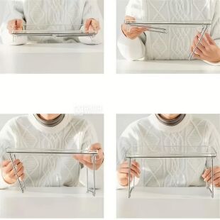 Полиця для зберігання, акрилова, складана, 30 х 21 х 15 см