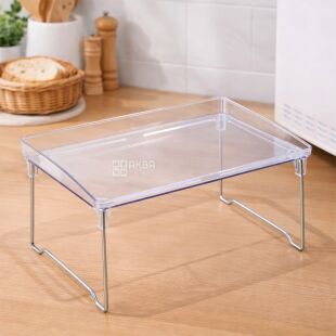 Полиця для зберігання, акрилова, складана, 30 х 21 х 15 см