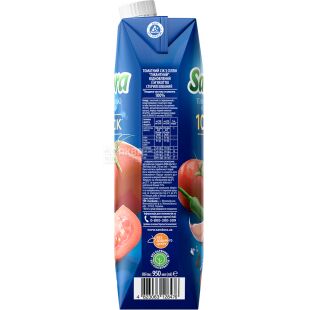 Sandora Flamin Hot, 0,95 л, Сок Томатный с солью Пикантный Сандора
