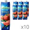 Sandora Flamin Hot Упаковка 10 шт. х 0,95л, Сок Томатный с солью Пикантный Сандора