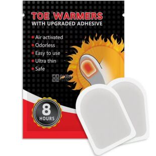 Грілка хімічна для ніг Напівустілка, до 8 годин, 1 пара