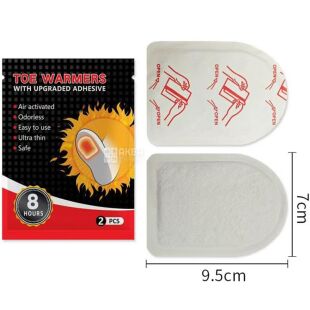Грелка химическая для ног, до 8 часов, 1 пара