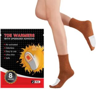 Грелка химическая для ног, до 8 часов, Упаковка 10 шт. х 1 пара