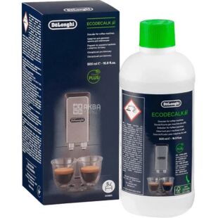 DeLonghi, EcoDecalk, 500 мл, Жидкость для удаления накипи, для кофемашин