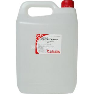 O.L.KAR. Animal Health, 5 л, Антисептик Хлоргексидина биглюконат 0,05% для ветклиник, Олкар, канистра
