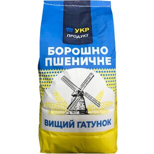 Укр Продукт, 1 кг, Борошно пшеничне, в/ґ