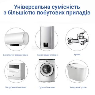 ViO WF-W9, Механический фильтр тонкой очистки входной воды с боковым подключением, 40 мкм, 1/2'