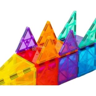 Magnetic DIY, Магнитный конструктор Строительные блоки, разноцветный, 48 деталей, 4+ лет