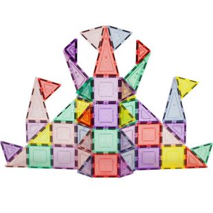 Magnetic DIY, Магнитный конструктор Строительные блоки, разноцветный, 48 деталей, 4+ лет