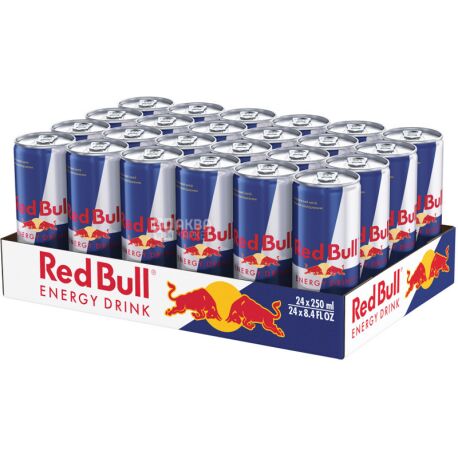Red Bull, Pack of 24 pcs. on 0.25 l, Energy drink, can - buy