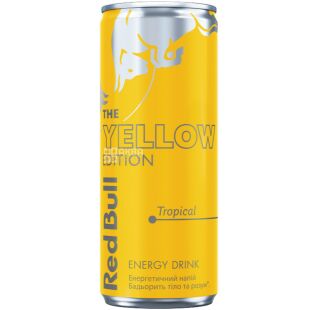 Red Bull Summer Edition, Tropical, 0.25 л, Напій енергетичний Ред Булл Саммер Едішн, Тропічний