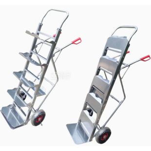 ViO HT-6BM, Двухколесная тележка с ручками и платформой для перемещения 7 бутылей, металлическая, до 200 кг