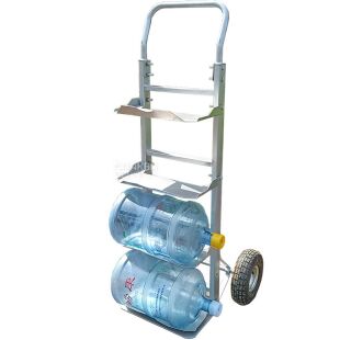 ViO HT-5BM, Двухколесная тележка с платформой для перемещения 5 бутылей с водой, металлическая, до 200 кг