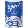 Papero, 1 рул., Паперові рушники Паперо, 2-шарові, 62,5 м, 500 відривів, 225х125 мм