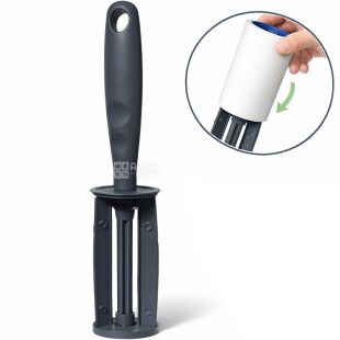 Clever, Ручка-держатель для сменного валика для чистки одежды, универсальная, пластиковая