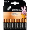 Duracell Much longer,  AAA, 18 шт., 1.5 V, Батарейки щелочные, LR03