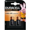 Duracell Lithium, 2 шт., 3 V, Литиевые батарейки, CR123