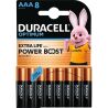 Duracell Optimum, ААА, 8 шт., 1,5V, Батарейки лужні, LR03
