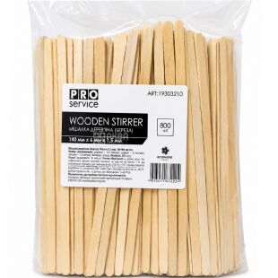 PRO service, Мішалки дерев'яні, 14 см, 800 шт.