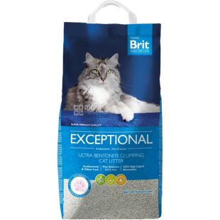 Brit Fresh Excellent,10 кг, Наполнитель для кошачьего туалета Брит, бентонитовый