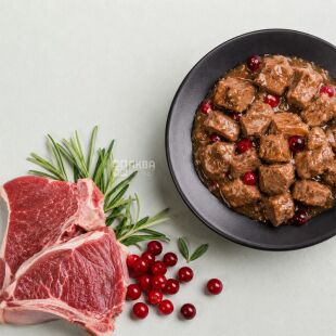 Savory, 85 г, Влажный корм для стерилизованных кошек Ягненок с клюквой в соусе, Сейвори