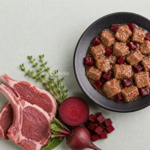 Savory, 85 г, Влажный корм для кошек Ягненок со свеклой в соусе, Сейвори