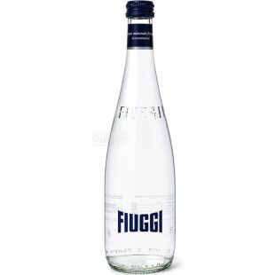 Fiuggi Sparkling, 1 л, Вода минеральная, слабогазированная, Фьюджи, олигоминеральная, стекло