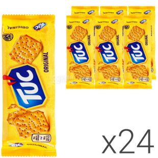 Tuc, Упаковка 24 х 100 г, Тук, Печенье крекер, Оригинальный