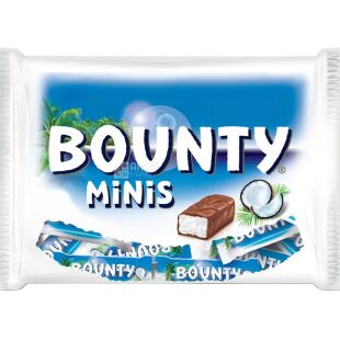 Bounty Minis, 227 г, Шоколадные батончики Баунти Минис
