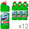 Domestos, 1 л, Упаковка 12 шт., Засіб для чищення для унітазу, універсальне, Хвойна Свіжість Доместос